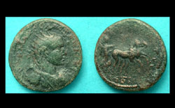 Cilicia, Severus Alexander, Nike Driving Biga reverse